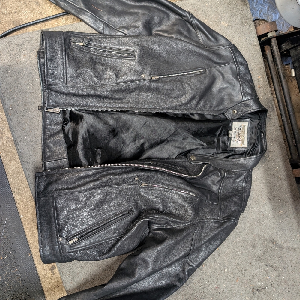Wilson Men's Black Leather Jacket